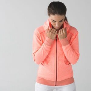LULULEMON | Women’s On The Daily Hoodie *Cotton - Heathered Grapefruit -‎ Sz 4